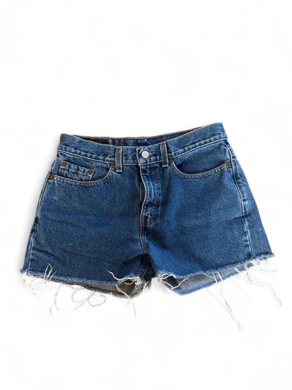 Vintage Levi's 505 Lower Rise Straight Leg Denim Cutoff Shorts - Made in USA